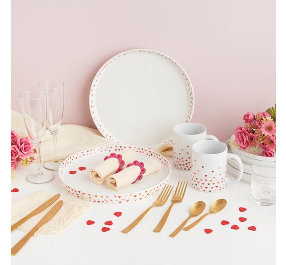 VBS Bord met rand, porselein