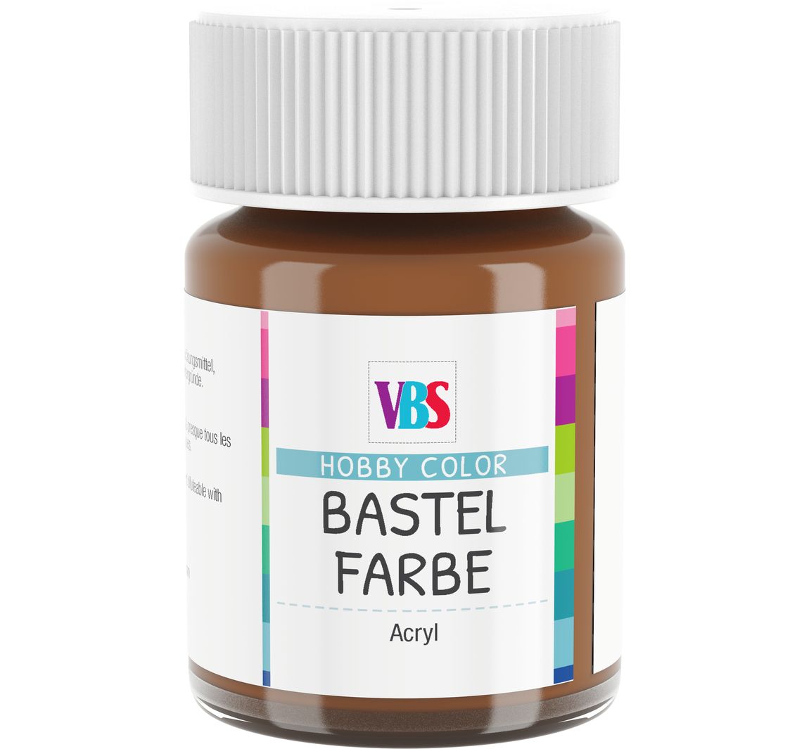 VBS Knutselverf, 15 ml - Roodbruin