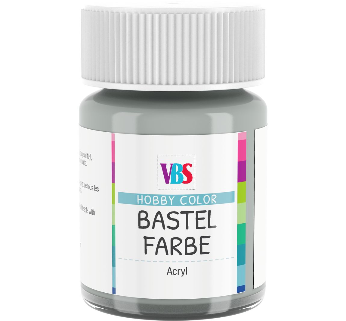 VBS Knutselverf, 15 ml - Grafiet