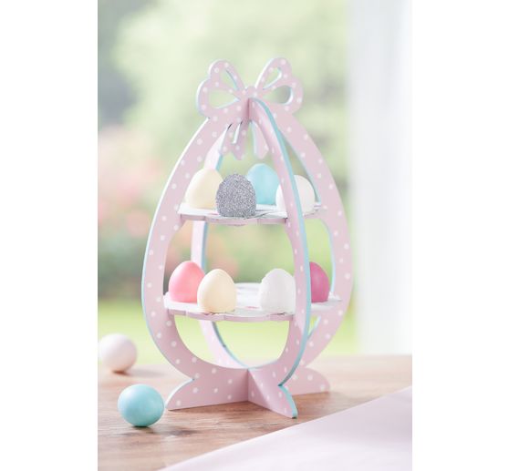 VBS Decorative egg "White", 10 pieces