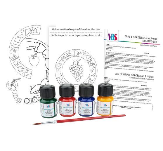 VBS Glass & porcelain paints "Starter set"