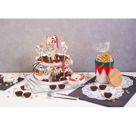 VBS Decorative etagere with wooden handle