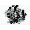 Polaris bead mix, 8mm, 45 pieces Black
