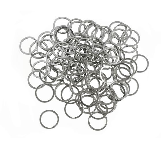 VBS Key split rings "Flat", Ø 28 mm, 100 pieces