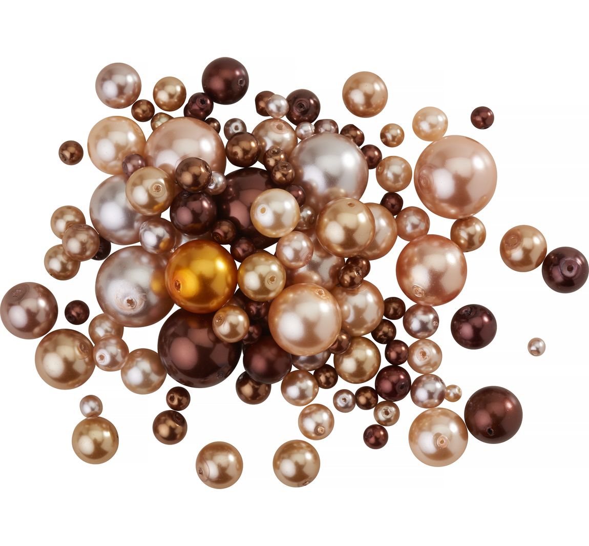 Glazen waskorrel mix, 65g - room/Bruin