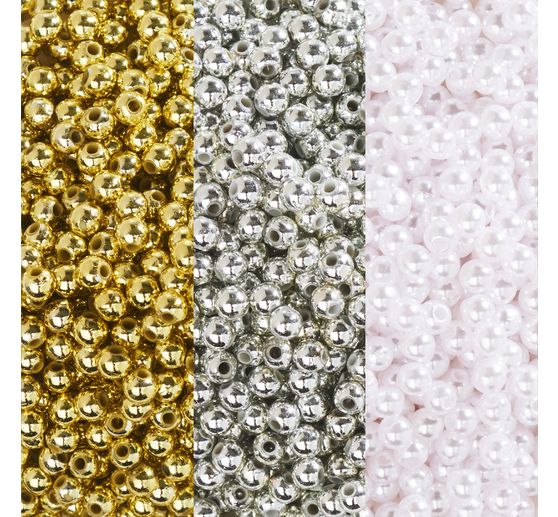 VBS Wax beads assortment "Ø 4 mm", 3.000 pieces