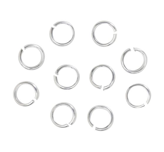 Jump rings, Ø 10 mm