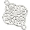 Charms connector "Ornament" Zilver