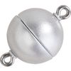 Vermogen magnetische sluiting, Ø 12mm Zilver