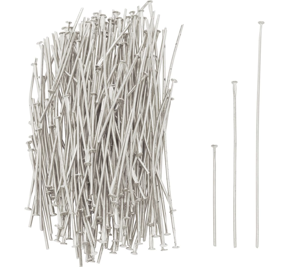 Pennen voor magische parel, 150 stuks. - Zilver
