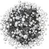 Rhinestones, 1400 pieces Crystal