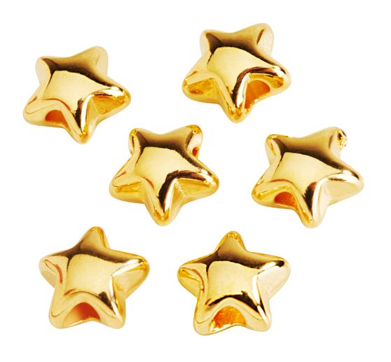Mini-Parel metalen "Ster", 6 stuks