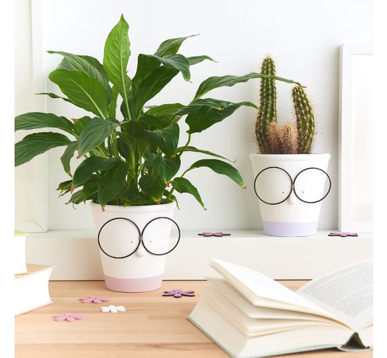 Terracotta-Rozenpotten, 3 stuks