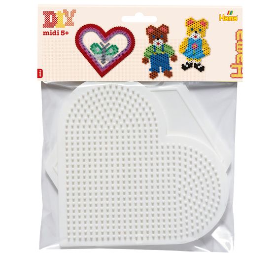 Hama-Grondplaten "Heart & Hexagon"