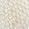 Crystal Renaissance glass wax bead, 4mm, 75 pieces Snow White