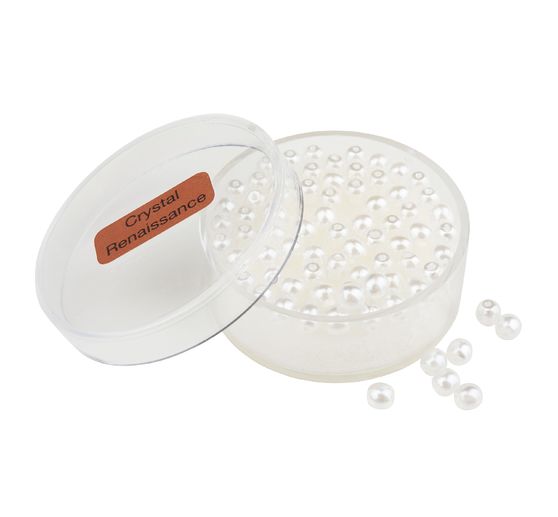 Crystal Renaissance glass wax bead, 4mm, 75 pieces