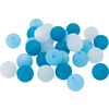 Polaris bead mix, 10mm Blue