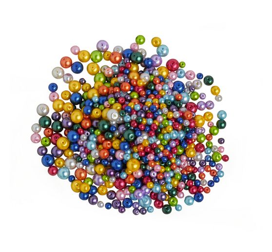 XXL Glass wax beads mix "Colorful", 150 g