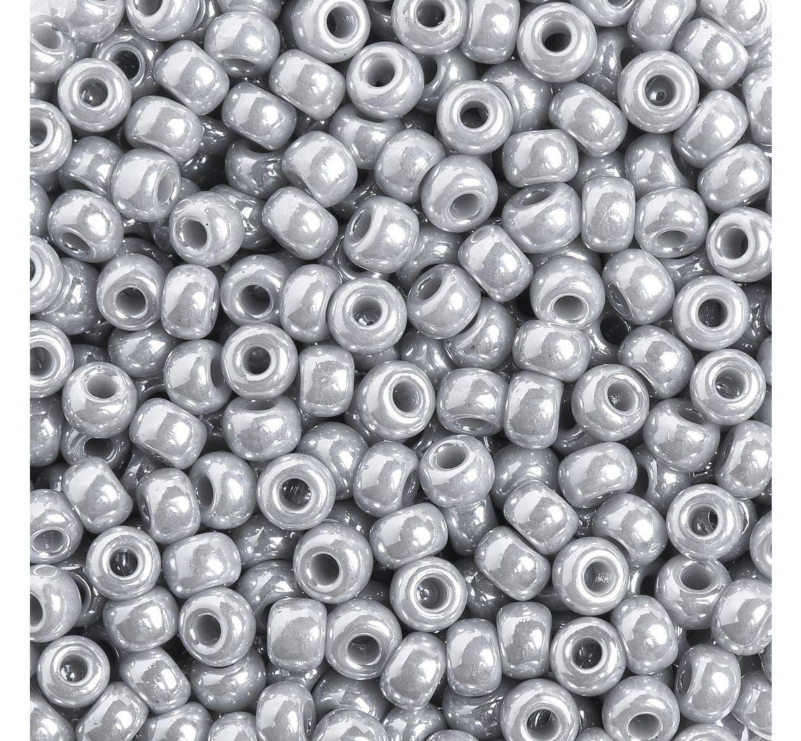 Miyuki Rocailles - Pearl-Grey
