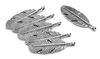 Decoration pendant "Feathers" 6 pieces