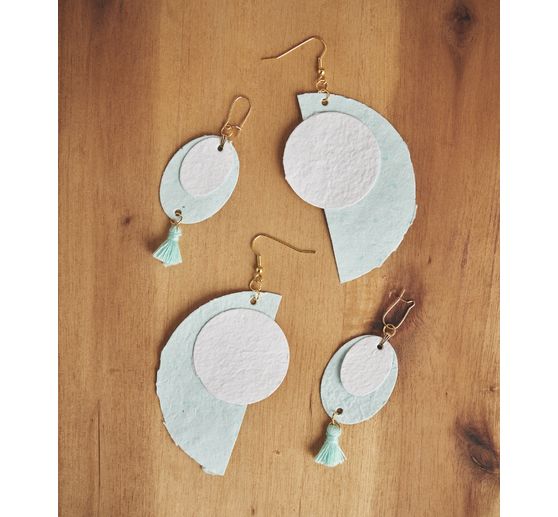 Kwastje met oogje, 8 stuks, 15 mm