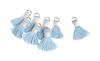 Tassel with eyelet, 8 pieces, 15 mm