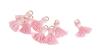 Tassel with eyelet, 8 pieces, 15 mm