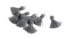 Tassel with eyelet, 8 pieces, 15 mm