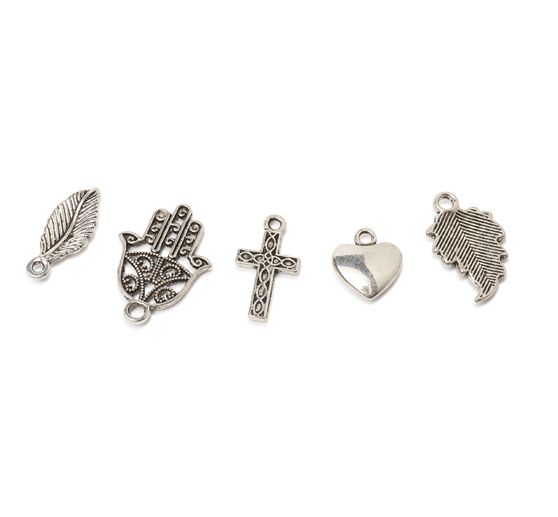 VBS Charms Decoration pendant Mix "Give me five"