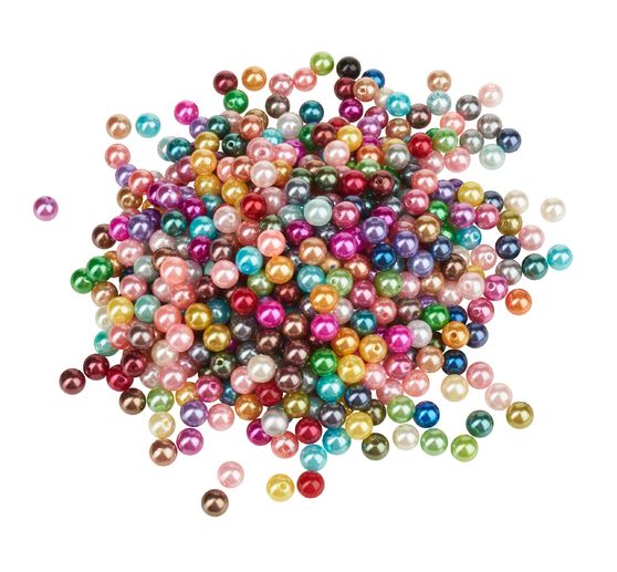 VBS Wax beads "Colorful mix", Ø 10 mm, 250 g