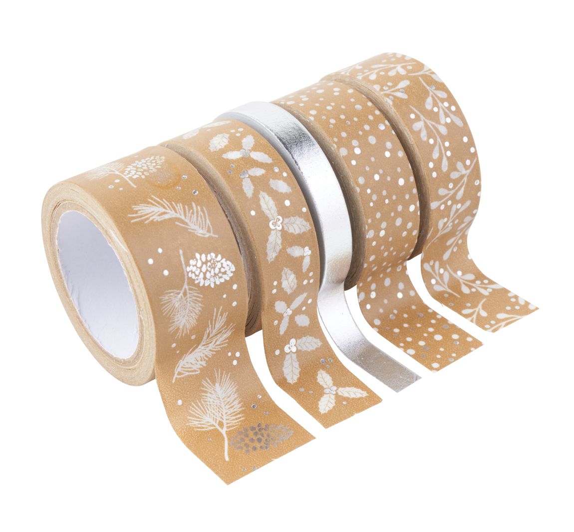 Deco Tapes "Nature Mix" - Zilver