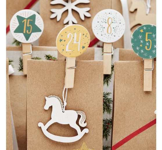Stickers Advent numbers