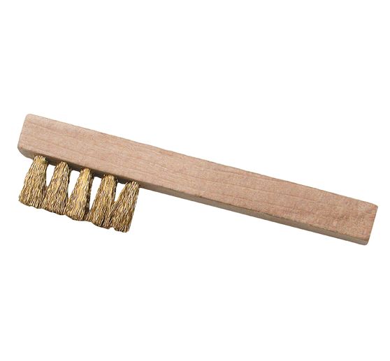 Brass wire brush