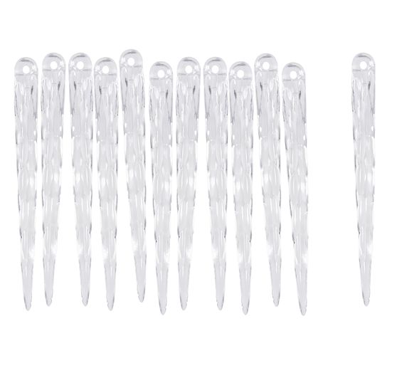 Acrylic form "Icicle", 12 pieces