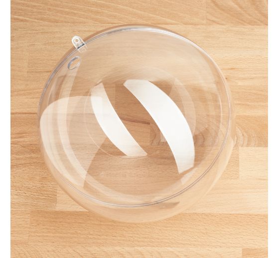 Acrylic ball with hole, &Oslash; 20 cm