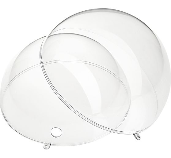 Acrylic ball with hole, &Oslash; 20 cm