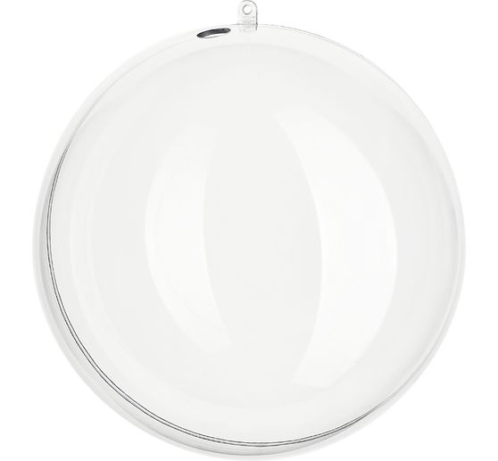 Acrylic ball with hole, &Oslash; 20 cm