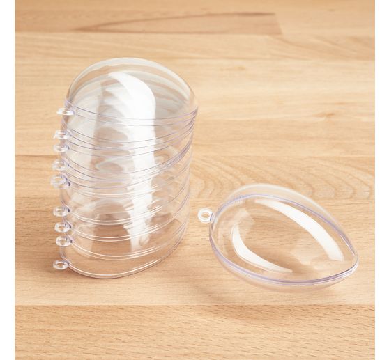 VBS Acryl ei, 6 cm, 6 stuks