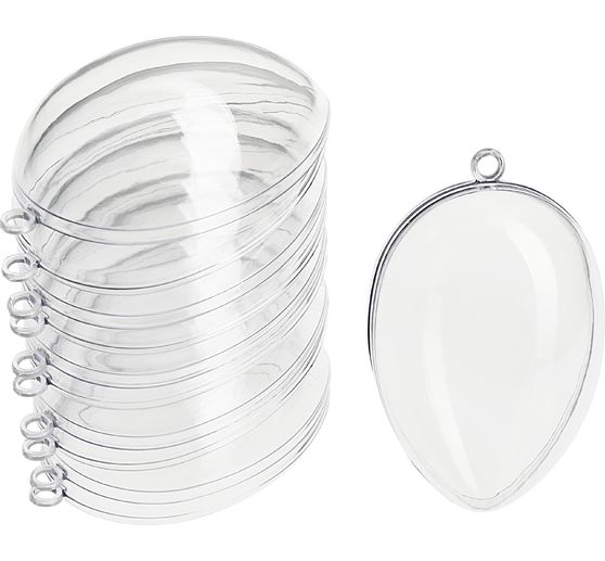 VBS Acryl ei, 6 cm, 6 stuks