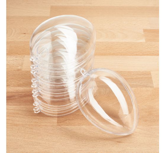 VBS Acryl ei met gat, 6 stuks