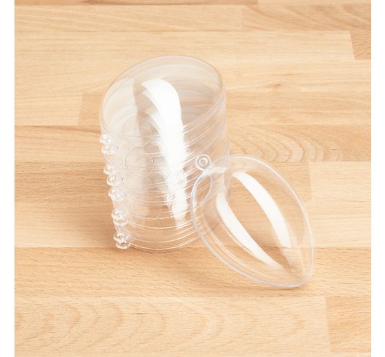 VBS Acryl ei met gat, 6 stuks