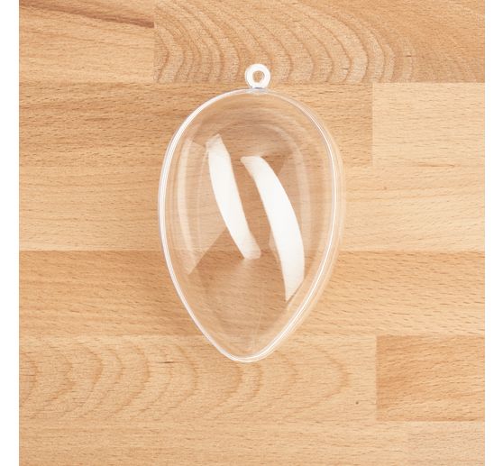 VBS Acryl ei met gat, 6 stuks