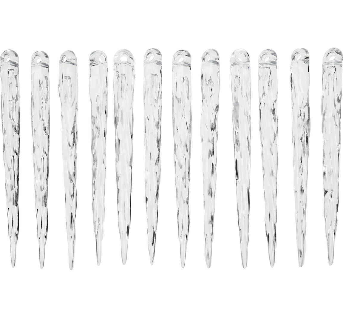 Acrylvorm "Ijspegel", 12 stuks