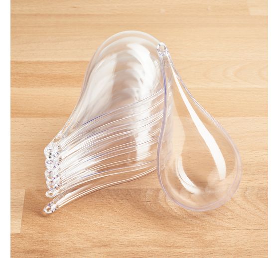 VBS Acrylvorm "Druppel", 11 cm, 6 stuks