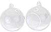 VBS Glass ball open, pack of 2