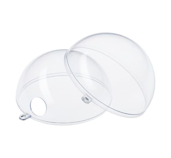 Acrylic ball with hole, Ø 14 cm