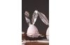 Acrylic egg with hole, 14 cm