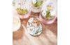 Acrylic eggs, 8 cm, pack of 6
