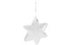 VBS Acrylic- Star with hole, pack of 6, 6-pointed, Ø approx. 10 cm