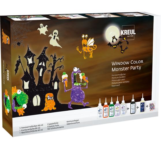 Kreul Window Color Set "Monsterfeest"